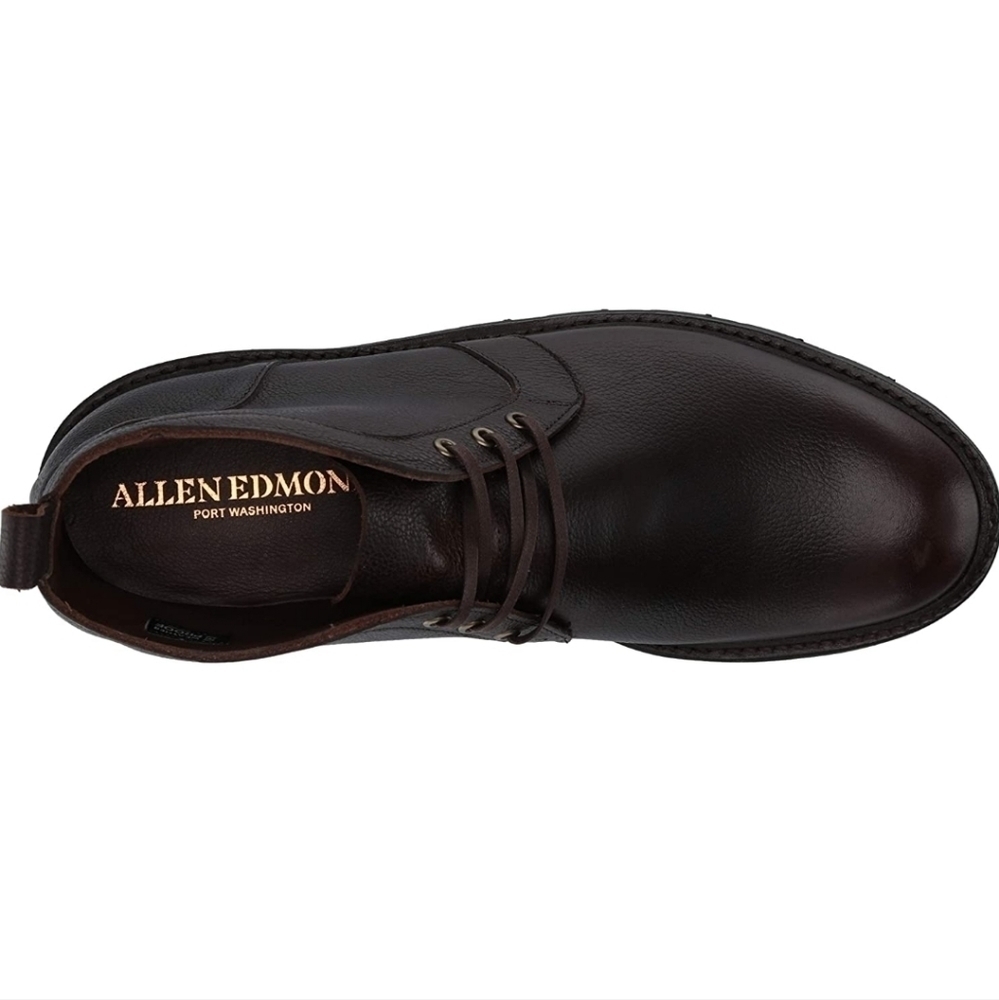 ALLEN Edmonds black Leather Men's Alpine Chukka Boot ankle shoes